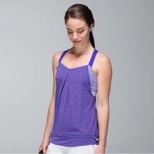 Lululemon Rest Less Exercise Tank in Bruised Berry